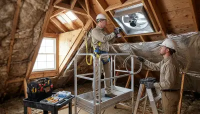 Attic fan installation and repair services in Cambridge, MA by On Call Electrical