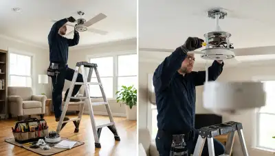 Ceiling fan repair service for Cambridge, MA homes by On Call Electrical