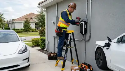 Electric car charger installation service for Cambridge, MA homes by On Call Electrical