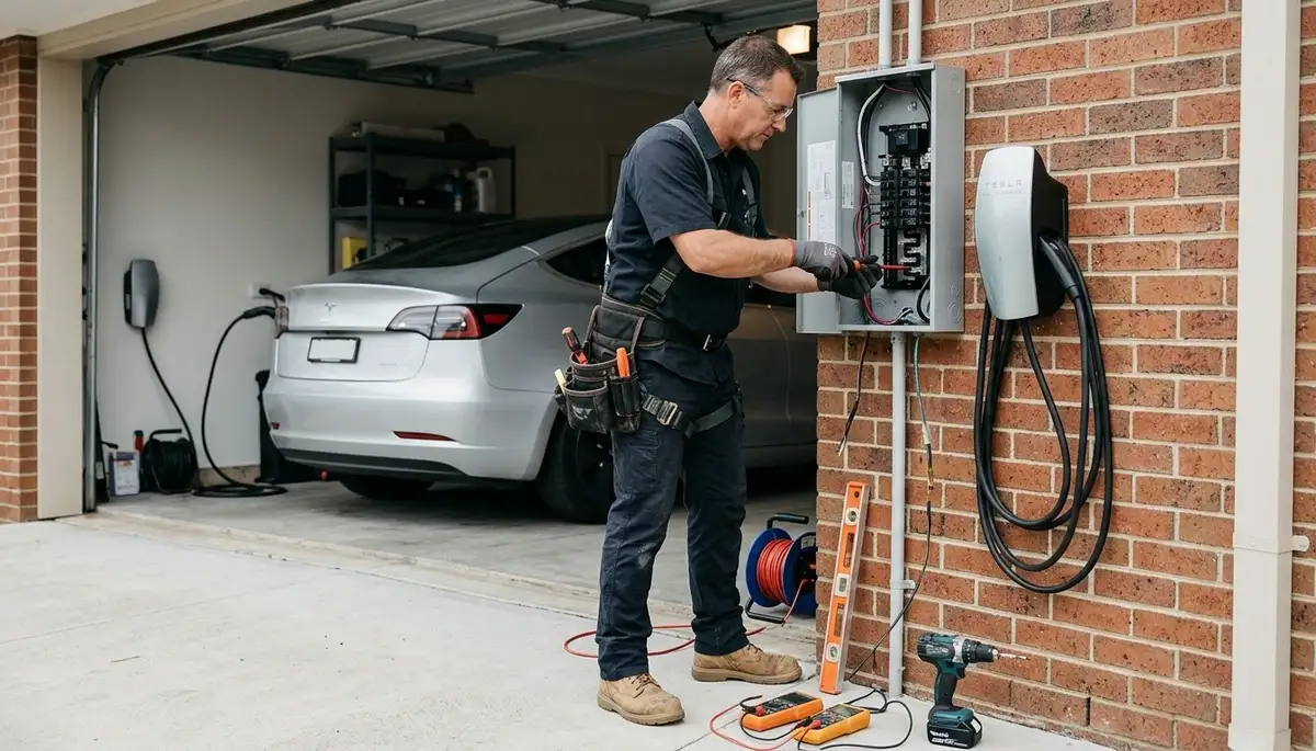 Electric car charger installation service for Cambridge, MA homes by On Call Electrical