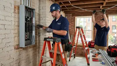 Electrician services in Cambridge, MA by a professional electrical contractor