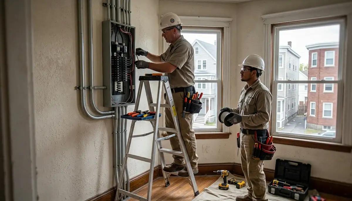 Electrician services in Cambridge, MA by a professional local electrical contractor