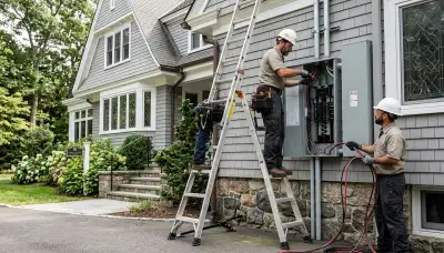 Electrician services in Cambridge, MA by a professional electrical contractor