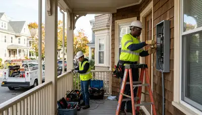 Electrician services in Cambridge, MA by a professional electrical contractor