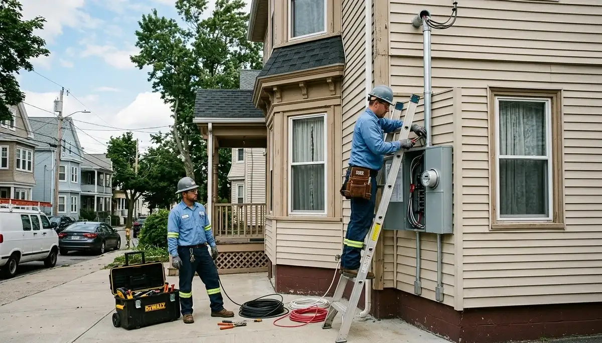 Electrician services in Cambridge, MA by a licensed local electrical contractor