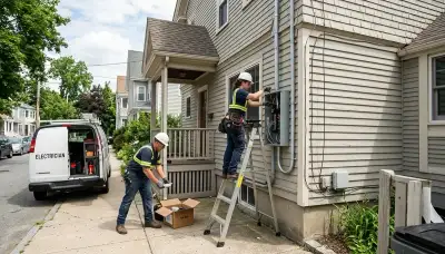 Electrician services in Cambridge, MA for residential and commercial electrical needs