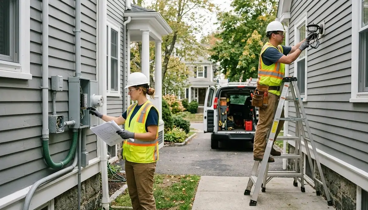 Electrician services in Cambridge, MA by a professional electrical contractor