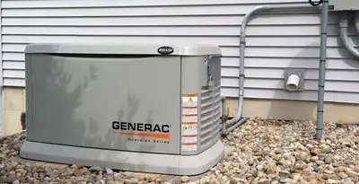generator installation service featuring outdoor standby generator setup by licensed electricians in Cambridge, MA