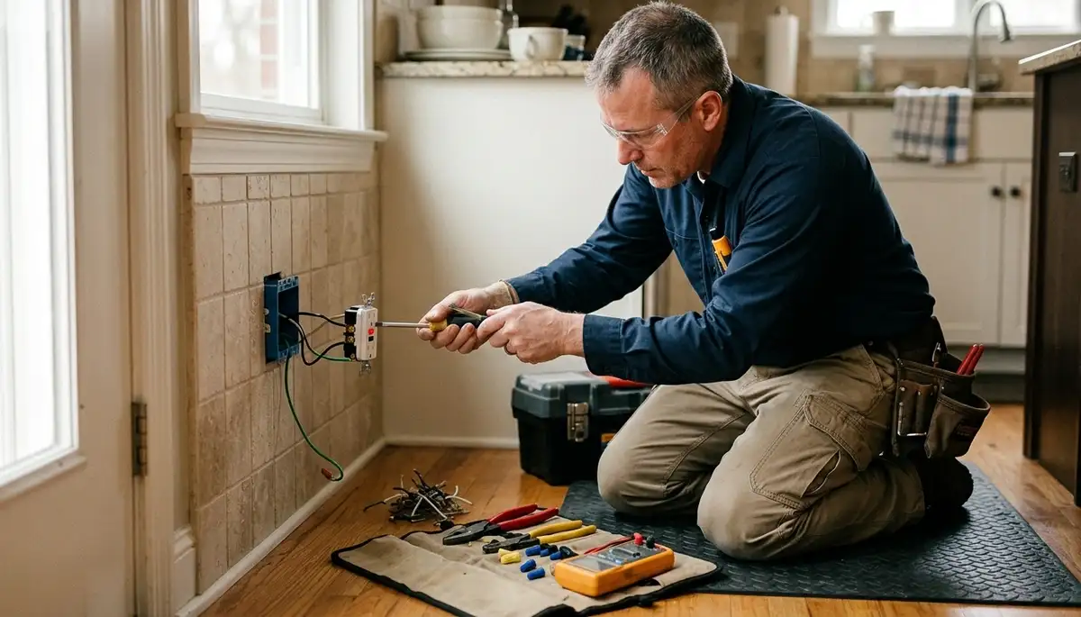 GFCI circuit installation by a Cambridge, MA electrician for home electrical safety