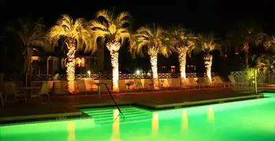 landscape lighting installation services illuminating outdoor recreational areas in Cambridge, MA