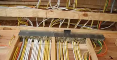 new construction wiring services with organized electrical rough-in performed by licensed electricians in Cambridge, MA