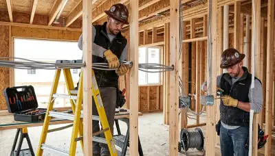 New construction electrical wiring services by On Call Electrical in Cambridge, MA