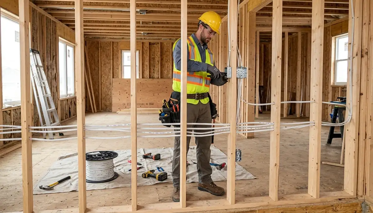 New construction electrical wiring service by On Call Electrical in Cambridge, MA