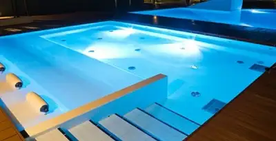 pool light installation and repair services providing modern illuminated pool lighting in Cambridge, MA