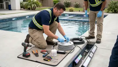 Pool lights installation and repair for Cambridge, MA homes by On Call Electrical