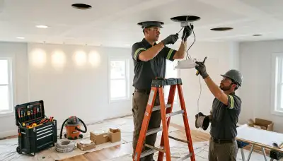 Recessed lighting installation for Cambridge, MA homes by On Call Electrical