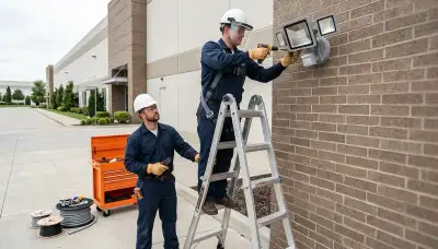 Security light installation for Cambridge, MA homes by On Call Electrical