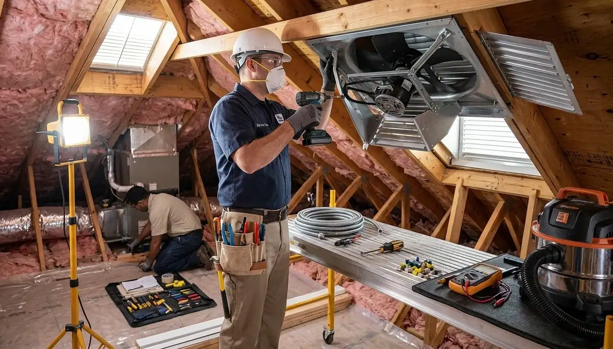 Whole house fan installation service for Cambridge, MA homes by On Call Electrical